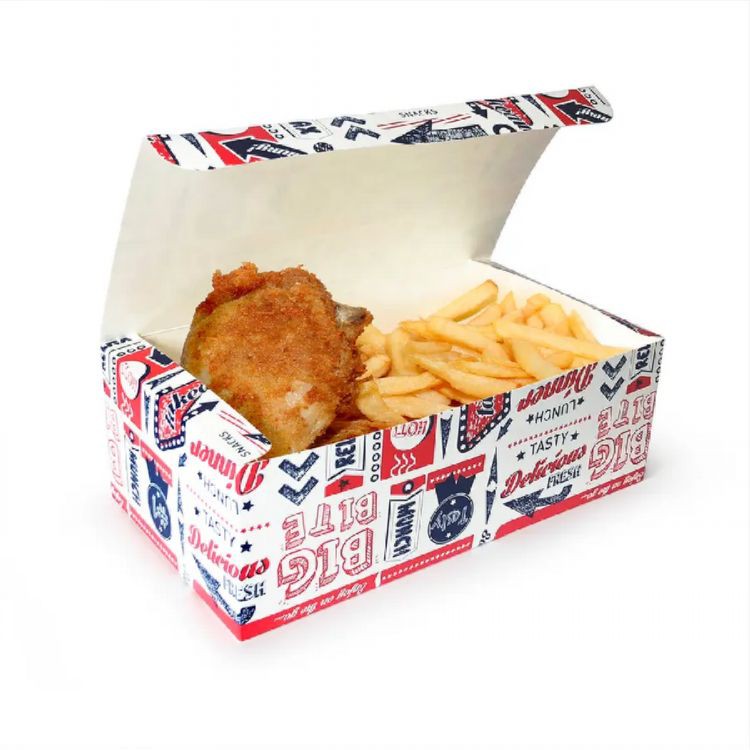 Disposable Paper Fish and Chips Box